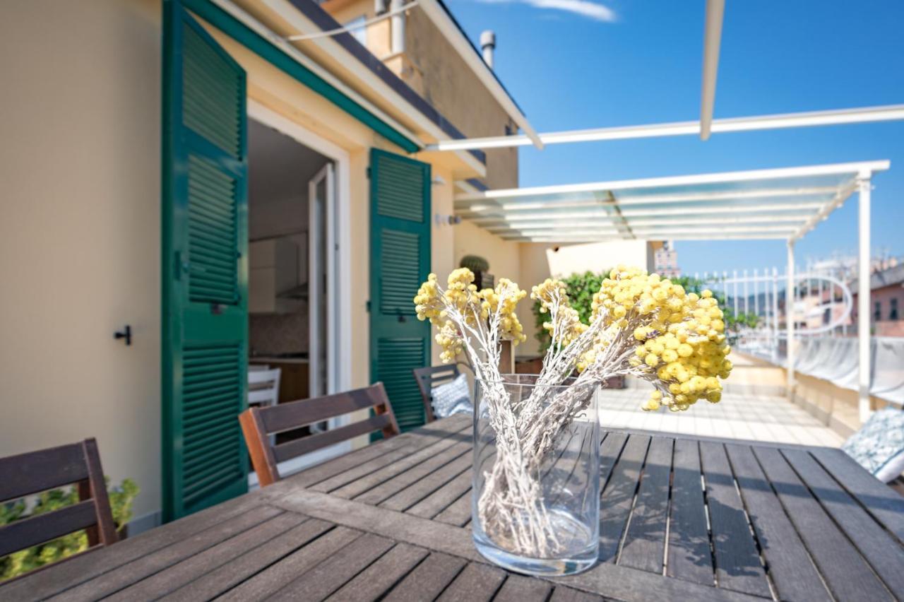 Апартаменти Joivy Penthouse Flat With Terrace Генуя Екстер'єр фото